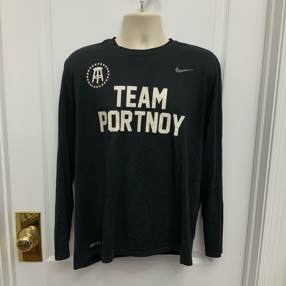 Nike Barstool Team Portnoy Black Long Sleeve Shirt